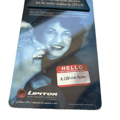 Lipitor Pharmaceutical Advertising Clipboard