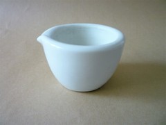 Vintage Porcelain Pestle Mortar by Perfect – 1 Ounce