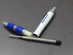 Hyalgan Lot 2 Metal Clad PENS Drug Rep Pharmaceutical Promo Medical Advertising
