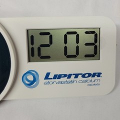 Lipitor Atorvastatin Calcium Drup Rep Pharmaceutical Promo Digital Clock New Box