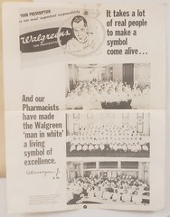 PHARMACY HISTORY WALGREENS CHICAGOLAND CHICAGO IN POSTER 1965 AFRICAN AMERICAN
