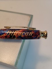 Diflucan Drug Rep Collector Medical In Pen Colorful Gold Clip Refillable