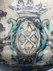 Superb Large 18th Century Southern Italian Maiolica Armorial Apothecary Majolica