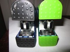 LOT OF 2 RARE DRUG REP STAPLERS, TRILEPTAL AND BIAXIN XL.
