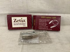Zetia USB Light Pharmaceutical Drug Medical Advertising Vintage ezetimibe Merck