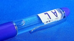 XYZAL Drug Rep Ink PENS Light Up Floating Letters Collectible Pharmaceutical New