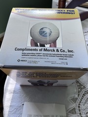 Large vintage pharmaceutical promotional display model for Cosopt by Merck.