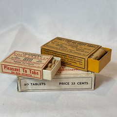 Vtg Henephs Foleys Dr Scholls Chambers DeWitts Pharmacy Lot In Original Boxes