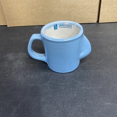 Vintage Hismanal Janssen Pharmaceutica Drug Rep Advertisement Coffee Mug RARE