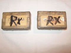 Rx, Pharmacy, Mini Weight Sets , Set of 2 Different Weights , Vintage , Rare
