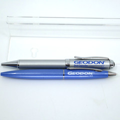 Pfizer Geodon Lot 2 Metal Twist PENS Drug Rep Pharmaceutical Promo Advertising
