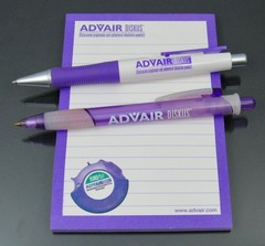 Advair Diskus Lot 2 PENS + Sticky Pad Drug Rep Pharmaceutical Promo Advertising