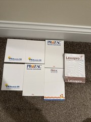 7 Drug Rep Medical Notepads Pharmaceutical Collectible Note Pads