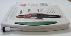 Spiriva COPD Medical Office Display Teaching Aid Drug Rep Pharmaceutical Promo