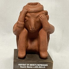 Pharmaceutical Promotional Etrafon 2-10 Portrait of Anxiety Depression Figure