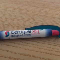 Seroquel XR Pen & Pedometer Drug Rep Pharmaceutical Promo Medical Advertising