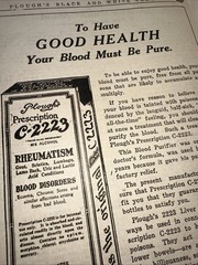 1921 Antique Horoscope Ploughs Black & White Almanac Catalogue Pamplet