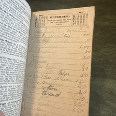 1887 Pierce’s MEDICAL DISPENSARY Memo Book Drug Advertising Antique