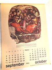 Dickens of a Cold Gerry Gersten Caricatures 1962 Calendar A H Robins Advertising