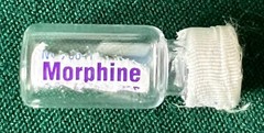 vtg empty clear vial for display #4