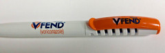 RARE VFEND voriconazole IV/Oral Medicine Advertising Collectible Pen Whit Orange