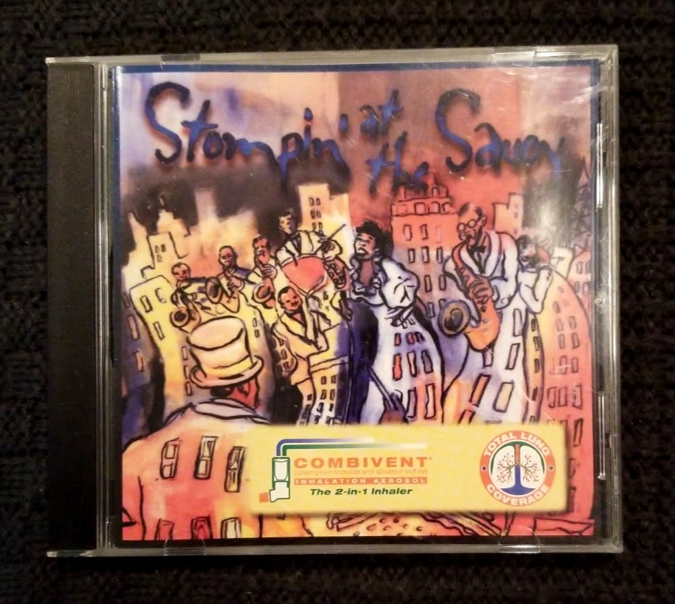 Vintage Pharmaceutical Drug Rep Promo CD Stompin in The Savoy Combivent Inhaler