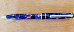 Floral Metal Diflucan Pen Writes Black Drug Rep Collector Medical FREE SHIPPING!