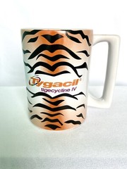 Tygacil Coffee Mug Wyeth Pharma Drug Rep Promo Advertising Rare VTG 14oz