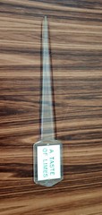 K-Lyte A Taste of Lime Mead Johnson Clear Letter Opener Pharmaceutical Drug Gift
