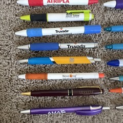 26 – Plastic & Metal Pharmaceutical Drug Rep Pens Medical – Collectible – Rare