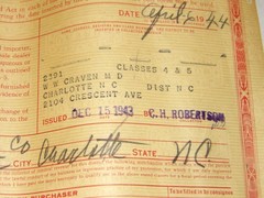 VINTAGE 1936 IRS ORDER FORMS FOR OPIUM, COCA LEAVES! USED! 10 PAGE BOOKLET!
