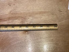 Rollup 36″ Metal Ruler, Vintage, Sioux, Electric Co-op Assn, Orange City, Ia.USA