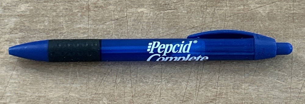 Pepcid Complete Pharmaceutical Advertising Drug Rep BIC Wide Body Ink Pen