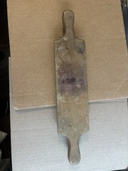 ANTIQUE 19TH CENTURY WOOD & BRASS Medical Rx TOOL ~ INCOMPLETE