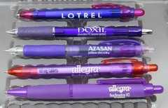 Drug Rep Lot 10 PENS Shades of Purple Pharmaceutical Promo Medical Advertising