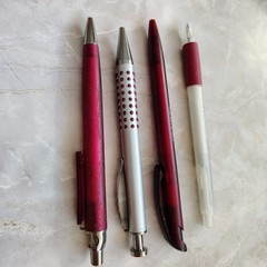 Lot Of 4 Aricept Metal Plastic Pharmaceutical Drug Rep Promo Advertising Pens