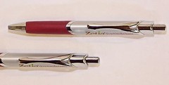 Pharmaceutical Pens 2 Heavy Metal Zetia Brushed Silver Super Sharp RARE