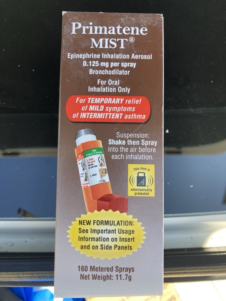 Primatine Mist Inhalation Aerosol 0.125 mg Per Spray