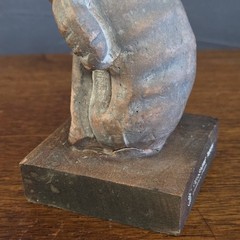 Vintage Schering Pharmaceutical Mayan Advertising Figure Asthmatic Attack