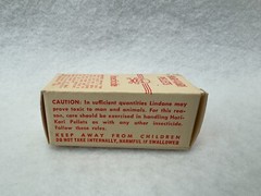Vintage Hari-Kari Pellets Empty Box Skull Cross Bones Wichita, KS 2 1/2″ Tall
