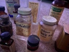 Vintage Pharma Lot: Phillips Milk of Magnesia, Anacin, Bisodol, McKesson 41 pcs