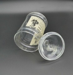 Vintage W.P. SMART & SONS Paste Medicine Glass Apothecary Jar Circus Tent Lid 8″