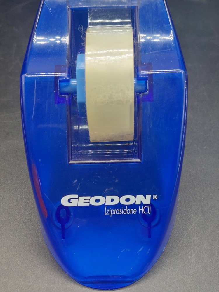Pharmaceutical Drug Rep Merchandise Collectible Geodon Tape Dispenser