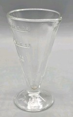 VINTAGE Zonite 3.5″ Clear Glass 2 TBSP Apothecary Measuring Beaker