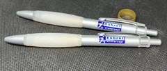 LOT of 2 ENBREL Heavy Metal Medical Drug Rep Pharmaceutical Pens Advertising