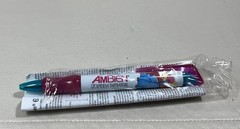 Ambien Drug Rep Pharmaceutical Advertisement Plunger Pen, Hot Pink Grip, Works