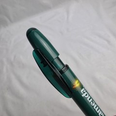 Vintage Green Namenda Drug Rep Pharmaceutical Advertising Ball Point Pen Working