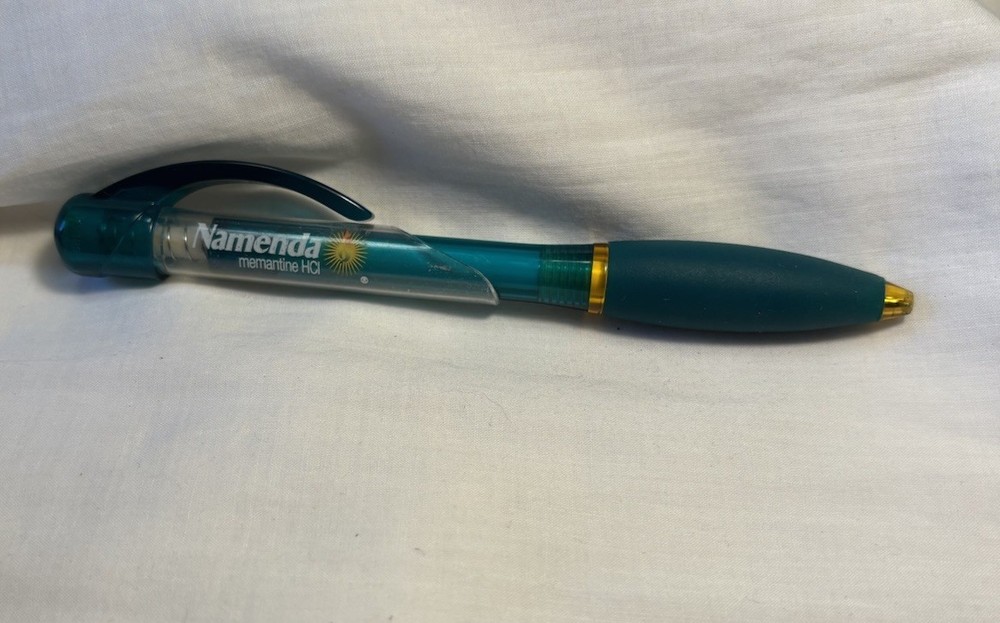 Pharmaceutical Namenda Plastic Pen, Used