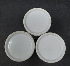 Vintage Porcelain Apothecary Medicine Jar Set Salts Cologne Gauze Perioxide
