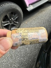 Antique Doan’s Kidney Pills Medical Advertising Labeled Wooden Tube Buffalo NY